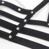 Subblime - Harnais Corset Avec Chaîne Détail Taille Unique